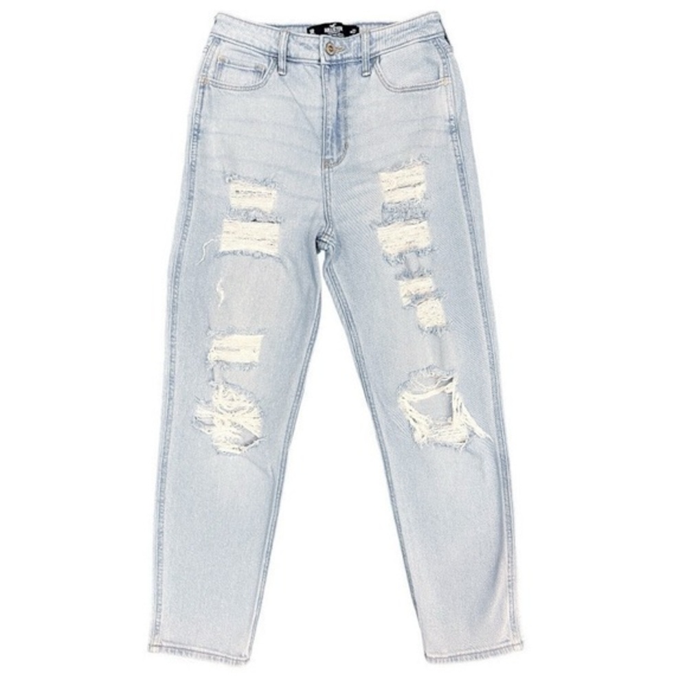 Hollister | Ultra High-Rise Ripped Mom Jeans